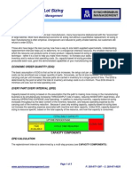 Capacitylotsizing