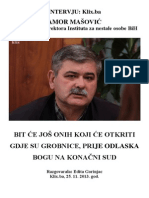 Intervju Klix - Ba, Amor Mašović: Bit Će Još Onih Koji Će Otkriti Gdje Su Masovne Grobnice Prije Odlaska Bogu Na Konačni Sud!