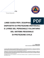 Linee Guida Equipaggiamento Protezione Civile