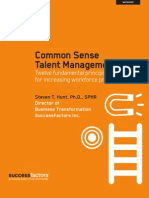 Common Sense Talent Management