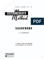 Skornicka, J. E. - Intermediate Method Saxophone