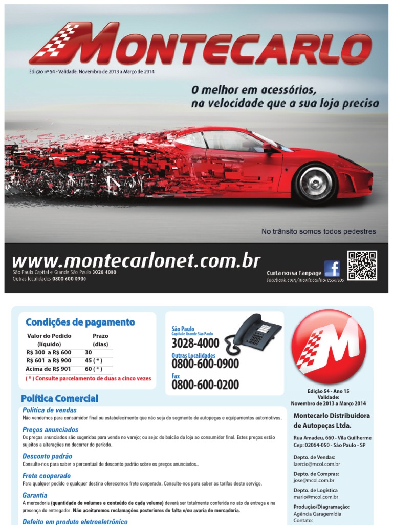 Cata Ülogo Montecarlo54 | PDF | Carro | Veículo motorizado