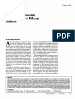 Selected Cedphalometric Angular Norms in Kikuyo Children