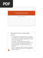 Tipología Textual