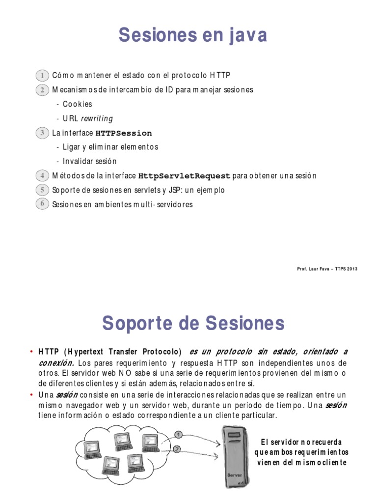Teoria 5.2 - Sesiones | PDF | Cookie HTTP | Protocolo de Transferencia ...