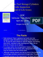High Pressure Fuel Storage Cylinders Periodic Inspection and End of Life Issues