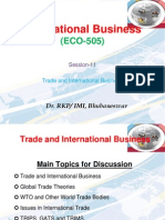 International Business: Dr. RKP/ IMI, Bhubaneswar