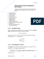 Special Second Order Tensors & Properties