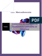 Estrategias de marketing en empresas de transporte terrestre