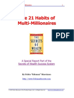 21 Habits of Multi Millionaires by Fabio Marciano