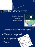 the water cycle- jennifer gibbons 4th grade