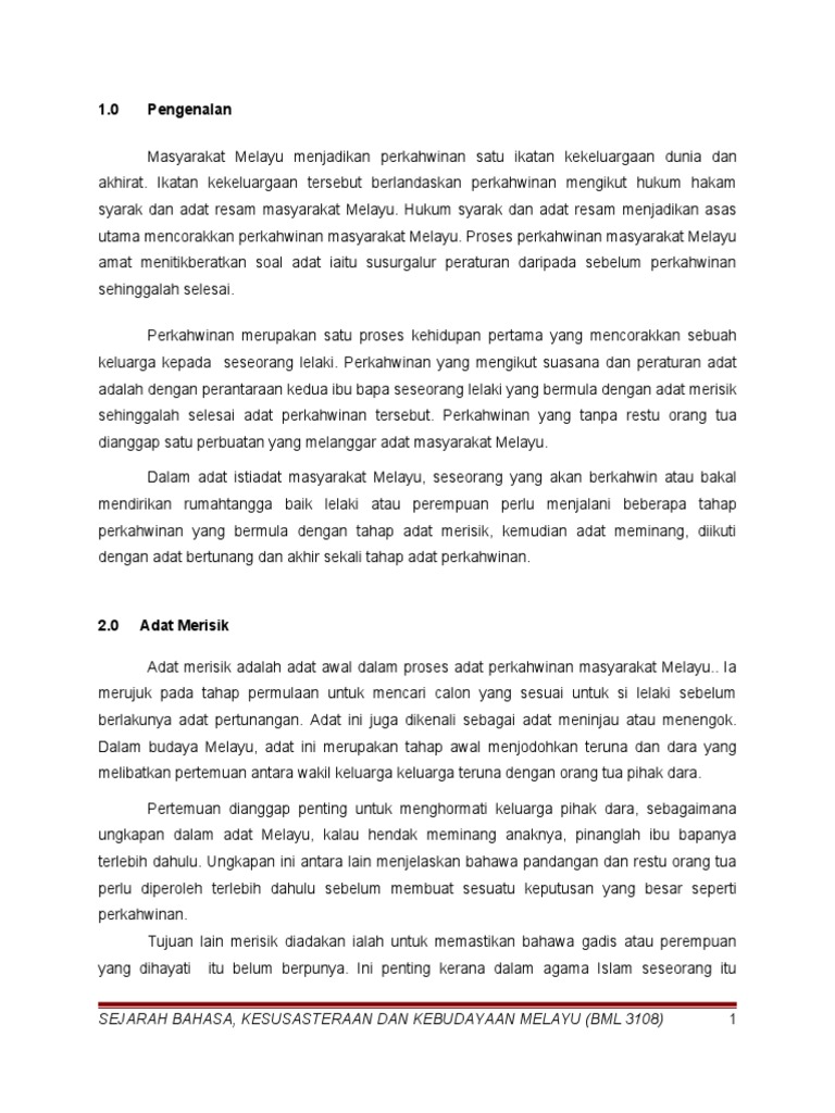 Adat Perkahwinan Latest