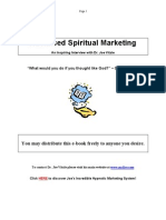Advanced Spritual Marketing by DR - Joe Vitale