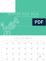 Winter Holidays Editorial Calendar