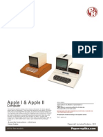 Apple I Apple II Papercraft