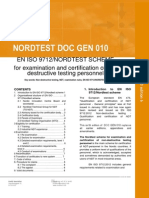 Nordtest Doc Gen 010 Ed6 en Iso 9712 Nordtest Scheme