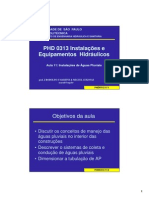 10 PHD 0313 Aula 11 Aguas Pluviais