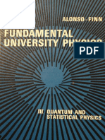 Fundamental University Physics, Volume 3 (Quantum and Statistical Physics) - Alonso, Finn