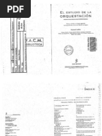 Samuel Adler - El Estudio de La Orquestación | PDF