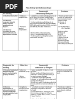 Plan de Ingrijire Hemato