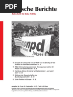 Politische Berichte Nr.09 / 2013