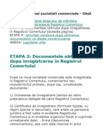 Infiintarea Unei Societati Comerciale Ghid 3