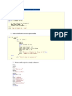 Shell script examples
