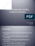 Innovation and Global Competitiveness