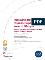 Improving drought 
response in pastoral
areas of
Ethiopia