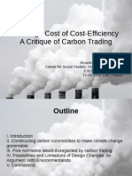 The High Cost of Carbon Trading: A Critique of Cost-Efficiency