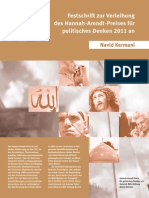 Navid Kermani, 2011 Hannah-Arendt-Preise Für Politisches Denken