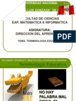 Tema 1 Terminologia Educativa Rccd 2011