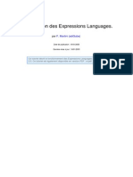 Présentation Des Expressions Languages.: F. Martini (Adiguba)