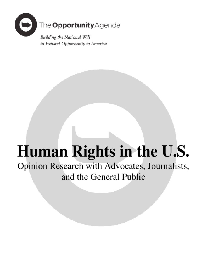 Human Rights Report PDF Focus Group Human Rights