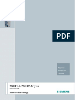 7SR11 and 7SR12 - Argus Technical Manual Chapter 00 Front Cover 