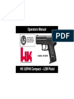 Operators Manual: Caliber .40 S&W