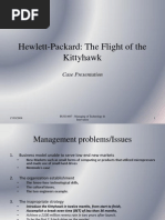 Hewlett-Packard: The Flight of The Kittyhawk: Case Presentation