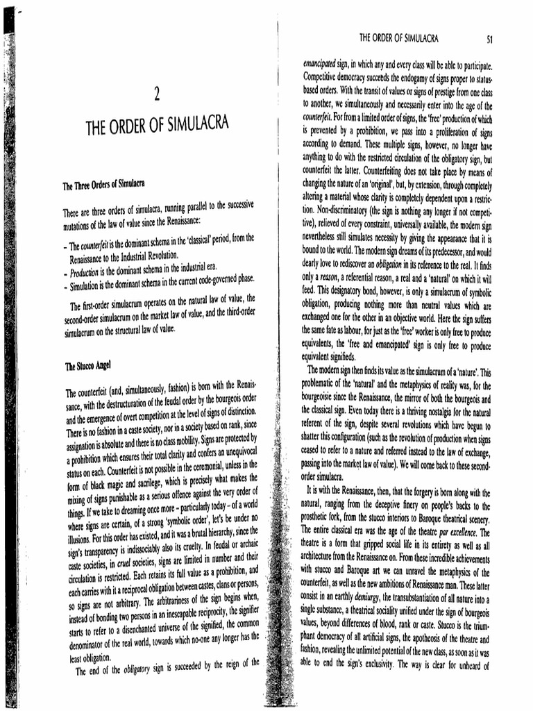 Baudrillard, Jean, Symbolic Exchange and Death PDF