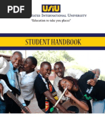 Download USIU Student Handbook by frog  by Josh G Mwaniki SN187857235 doc pdf