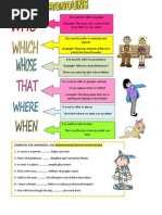 Defining Relatives Clauses Workshop