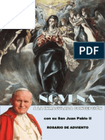 Novena A La Inmaculada Concepción de María Con San Juan Pablo II y Rosario de Adviento