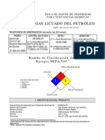 Hoja Seguridad Gas LP