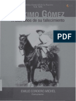 Máximo Gómez A Cien Años de Su Fallecimiento, 1905-2005. E. Cordero Michel