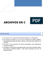 Archivos en C