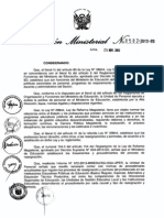 RM N° 582-2013-ED Reasignacion Docente 28-11-13