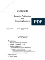 Computer Arch and Operating Sys