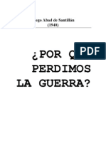 Abad de Santillán, Diego - ¿Por qué perdimos la guerra¿ [1940]