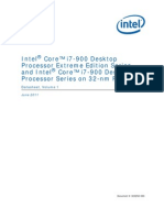 Core i7 900 Ee and Desktop Processor Series 32nm Datasheet Vol 1