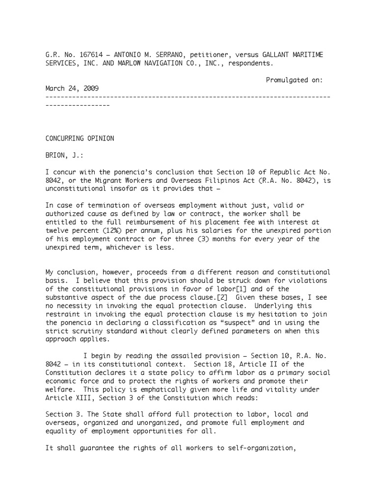 Gr 167614 Law Of Agency Suspect Classification