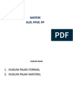 Materi Ketentuan Umum Dan Tata Cara Perpajakan